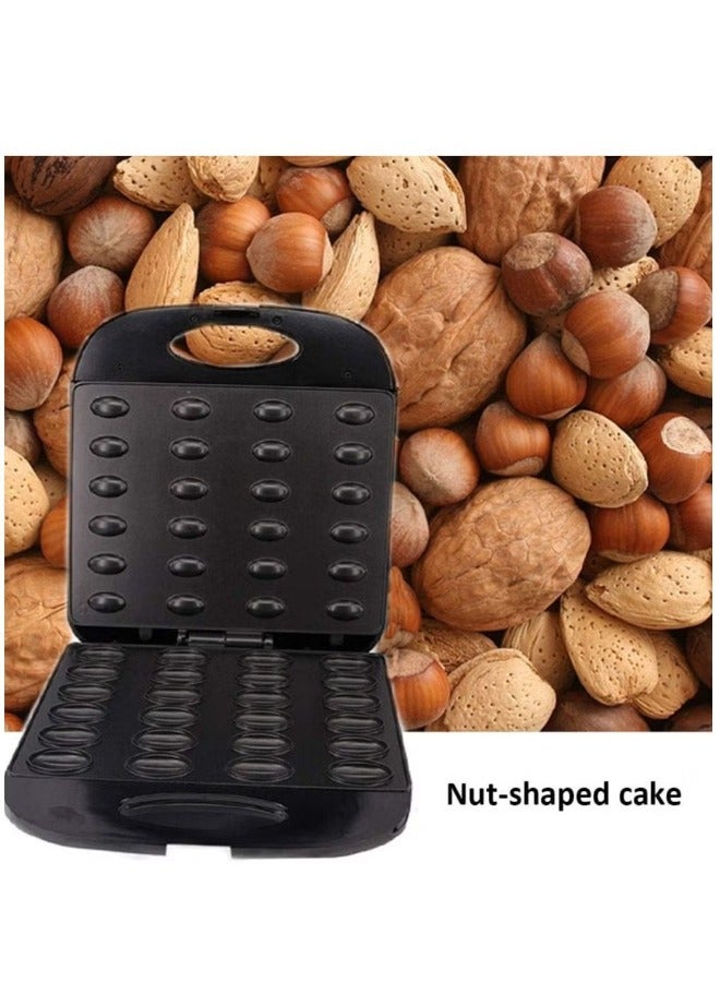 Electric Nut Cake Maker Sandwich Machine Iron Toaster Pan Oven Homemade Cookies Baking Tools