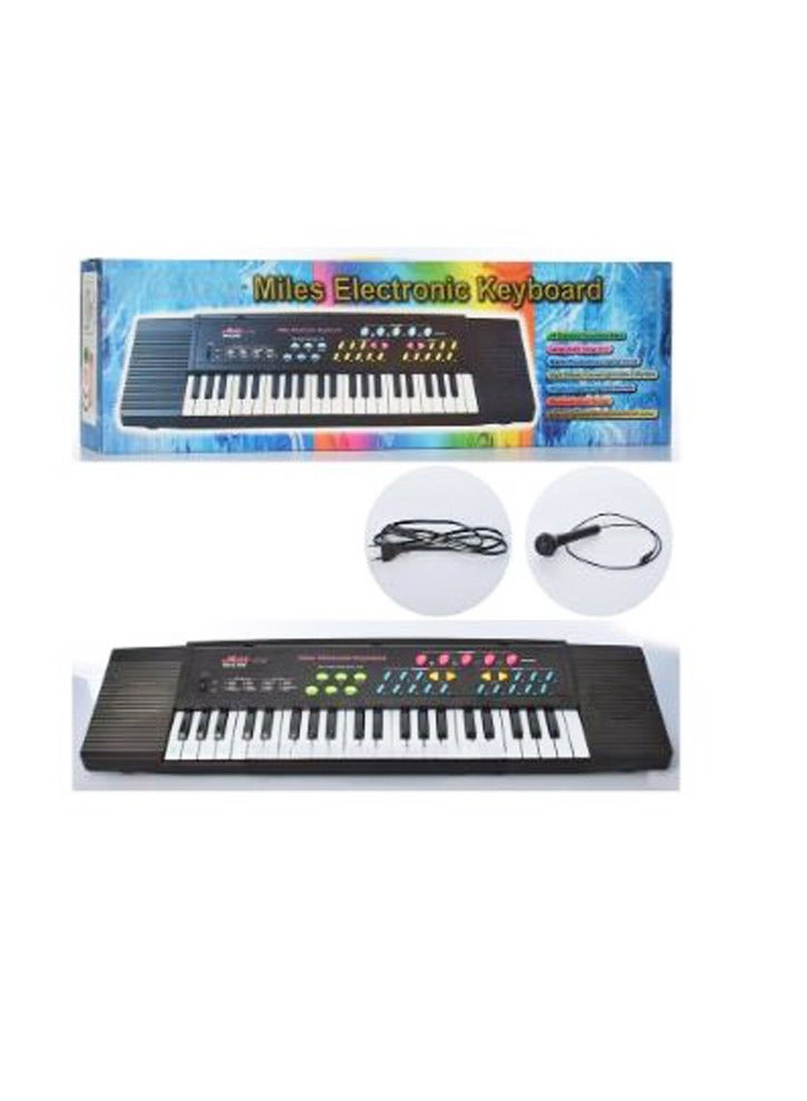 Kids Miles BIG Keyboard Piano with 44 Keys, Microphone, Charger & Recording