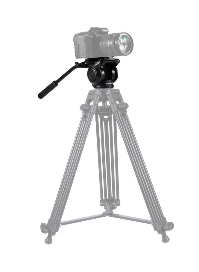 Heavy Duty Video Camera Tripod Action Fluid Drag Head with Sliding Plate for DSLR & SLR Cameras