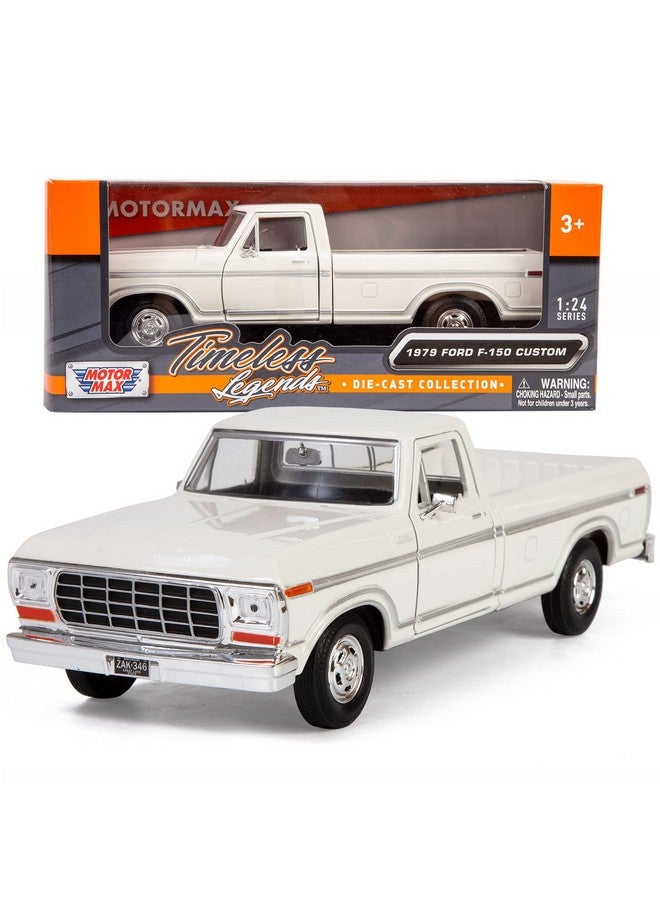 1979 Ford F150 Pickup Classic F150 Pick Up Truck 124 Diecast Collectible Model Car White 79346 All Star Toys Exclusive