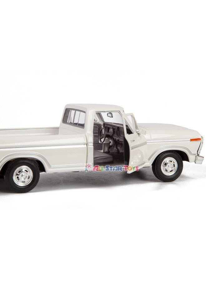 1979 Ford F150 Pickup Classic F150 Pick Up Truck 124 Diecast Collectible Model Car White 79346 All Star Toys Exclusive