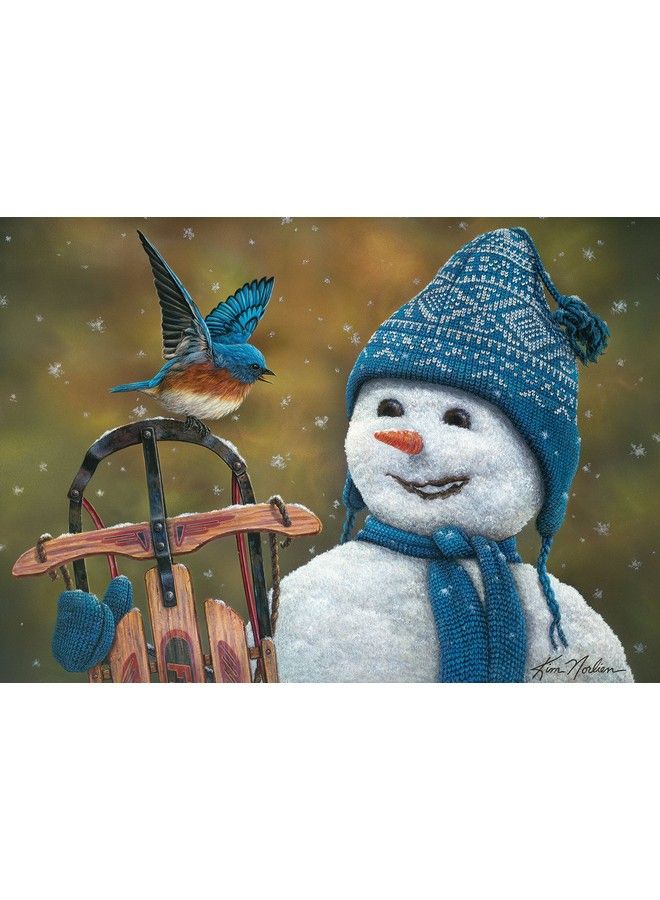 Holiday Collection Kim Norlien Snow Brother 300 Large Piece Jigsaw Puzzle