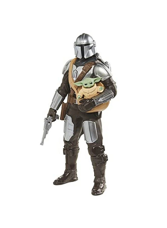 Galactic Action The Mandalorian & Grogu Interactive Electronic 12 Inch Scale Action Figures Toys For Kids Ages 4 And Up