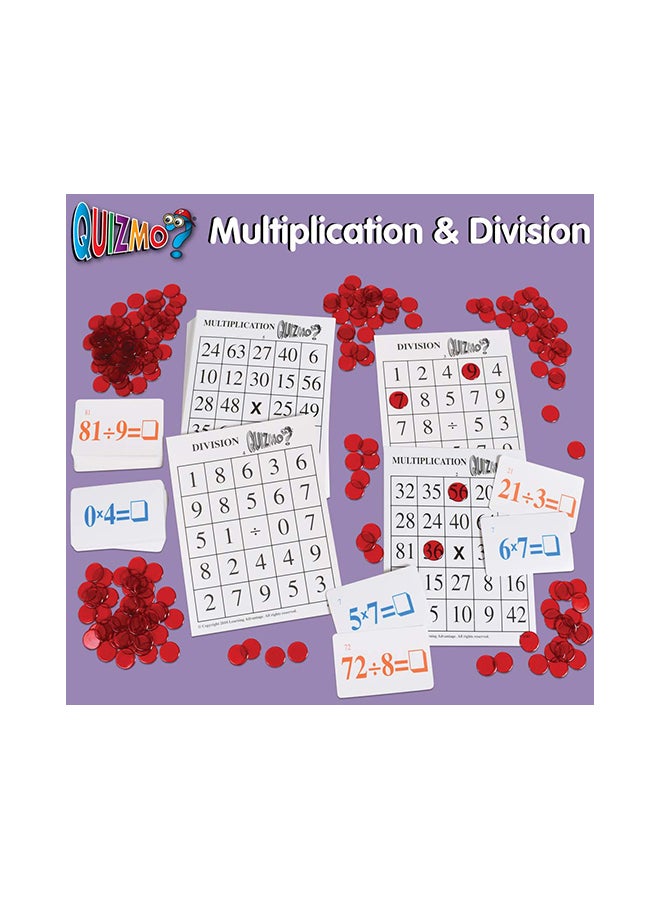 Quizmo Game Multiplication And Division, Grades 3+ 36.8 x 28.6 x 17.8cm