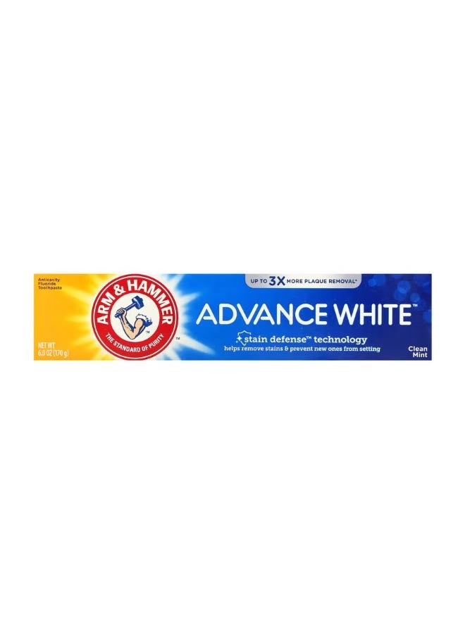 AdvanceWhite Anticavity Fluoride Toothpaste Clean Mint 6 oz 170 g