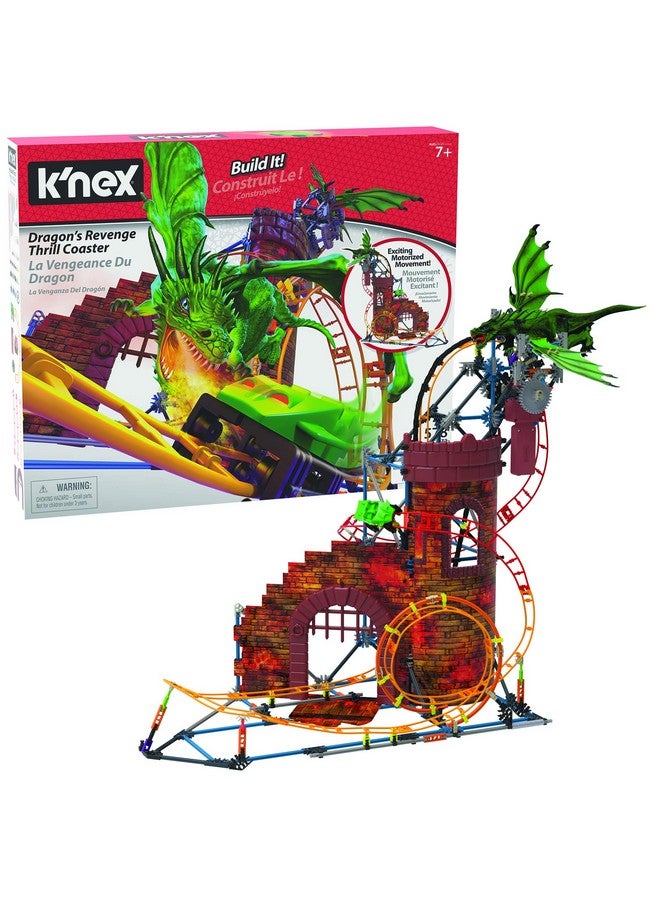 Dragon'S Revenge Thrill Coaster 578 Parts Roller Coaster Toy Ages 7 & Up
