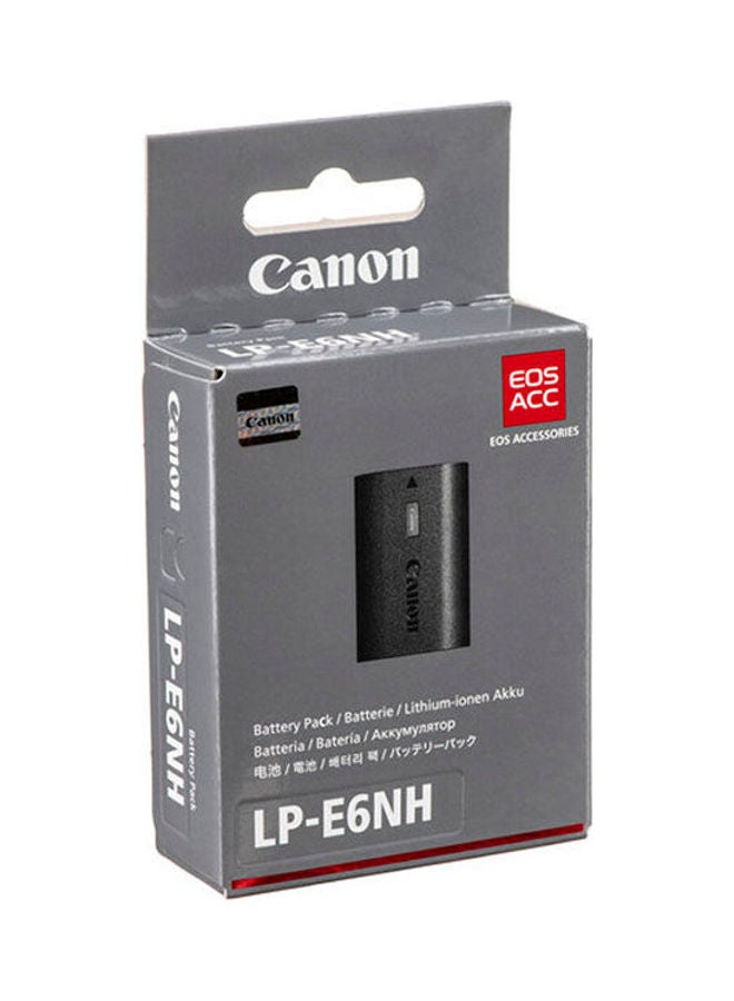 2130 mAh LP-E6NH Battery Pack Lithium-Ion Battery (7.2V, 2130mAh) Black