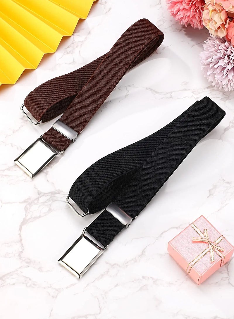 3 Pieces Kids Magnetic Belt Adjustable Fashion Belt with Magnetic Buckle for Boys and Gilrs