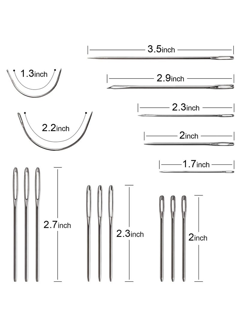 SYOSI Embroidery Patterns Punch Needle Kit Craft Tool Embroidery Pen Set Multi Color 29Pcs