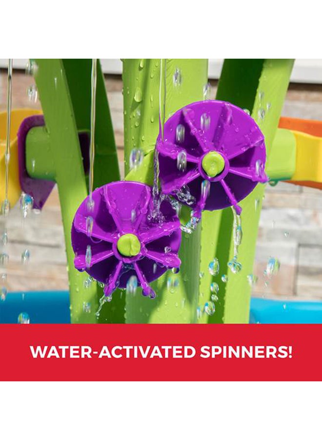 Summer Showers Splash Tower Water Table With Accessory 26x26x22.5inch