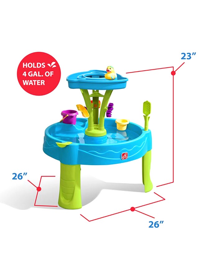 Summer Showers Splash Tower Water Table With Accessory 26x26x22.5inch