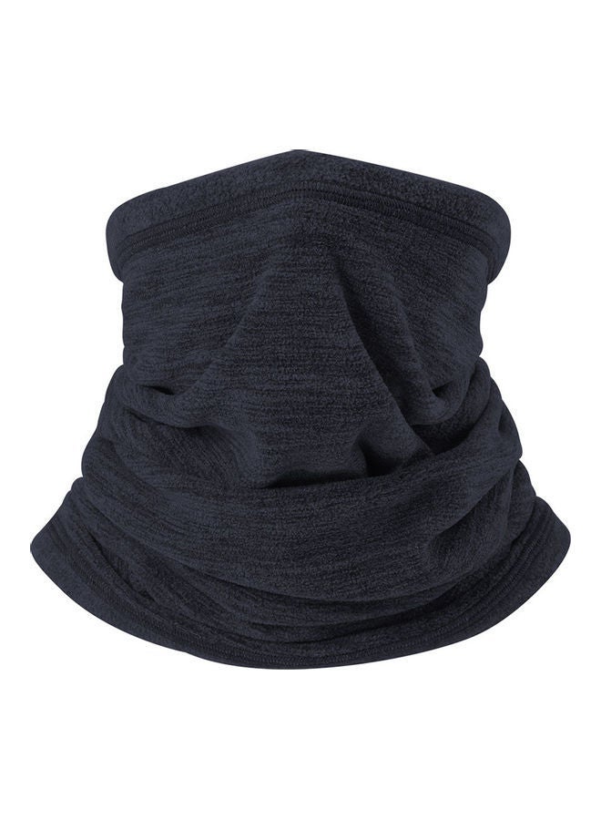 Winter Sports Neck Warm Collar Thicken Soft Face Scarf Mask Gaiter Cover for Dark Blue 30.00*1.00*25.00cm