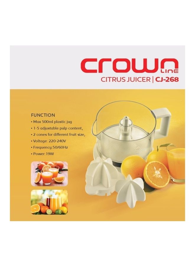 CJ-268 Citrus Juicer 19.0 W CJ-268 White