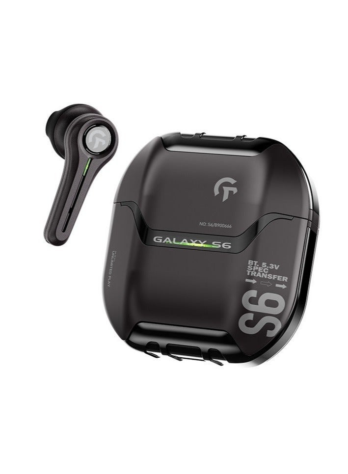 S6 Bass-Enhanced Gaming Wireless Sport In-Ear TWS Bluetooth Earphones