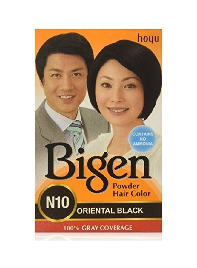 6-Count Hair Color Powder Black 6grams