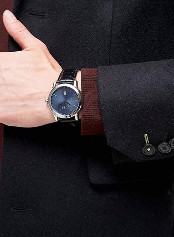 Leather Analog Wrist Watch 1513400