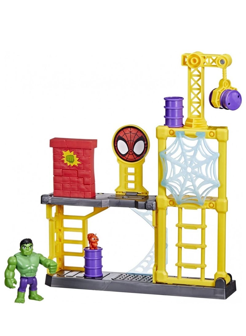 Marvel Spidey and His Amazing Friends Hulk's Smash Yard F3717