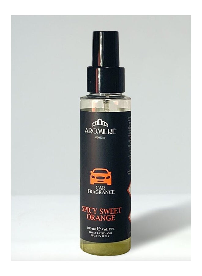 Spicy, Sweet Orange Car Fragrance 100 ml (3.38 oz) size Made in Italy