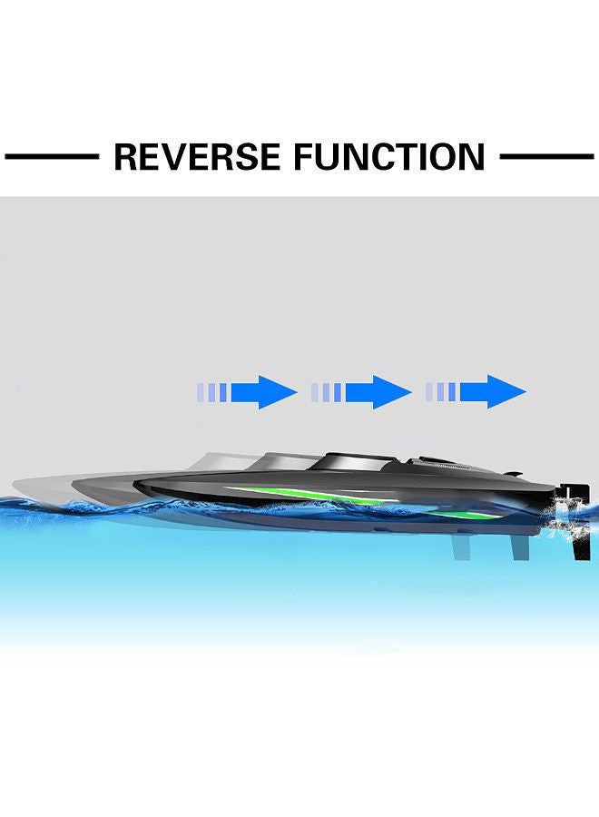 Remote Control Boat 30km/h High Speed 2.4GHz Remote Control Ship Toy Gift for Kids Adults Boys Low Battery Alarm