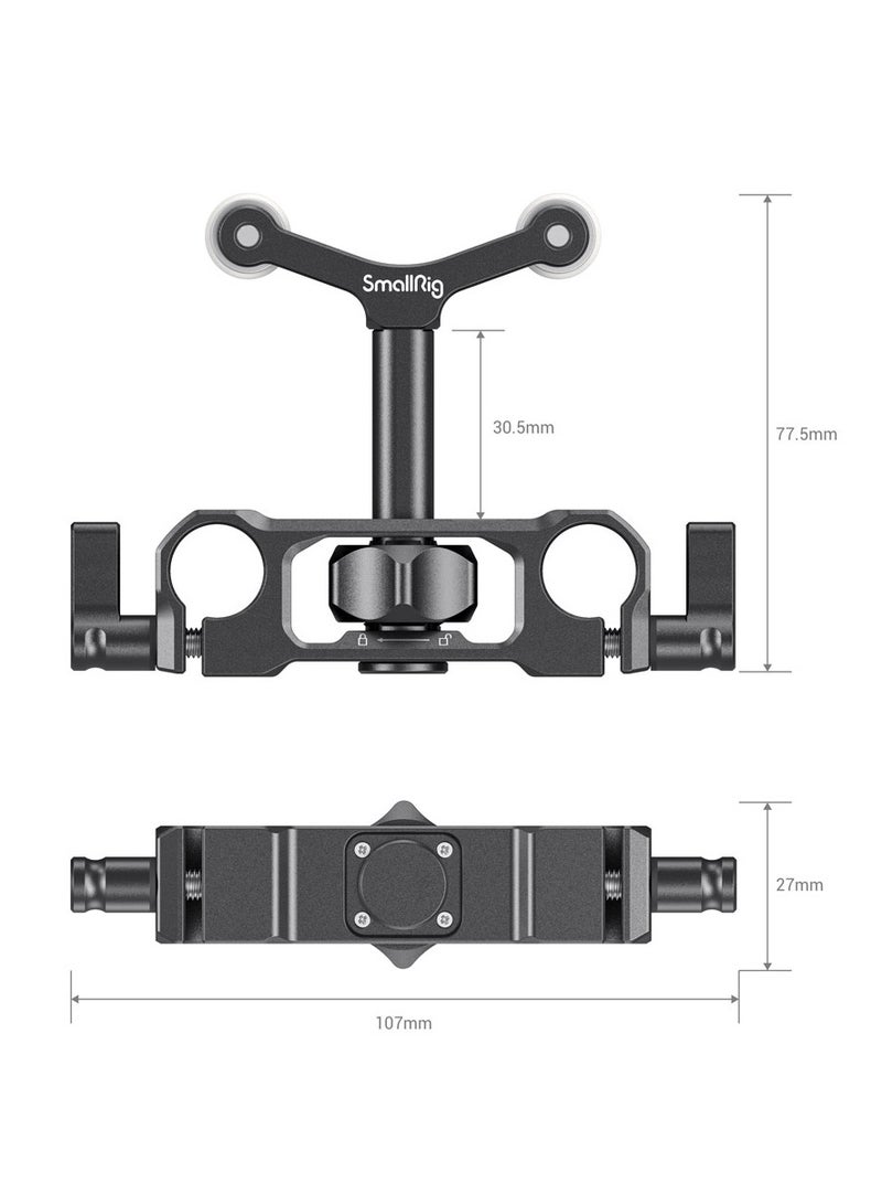 SmallRig Universal 15mm LWS Rod Mount Lens Support 2727