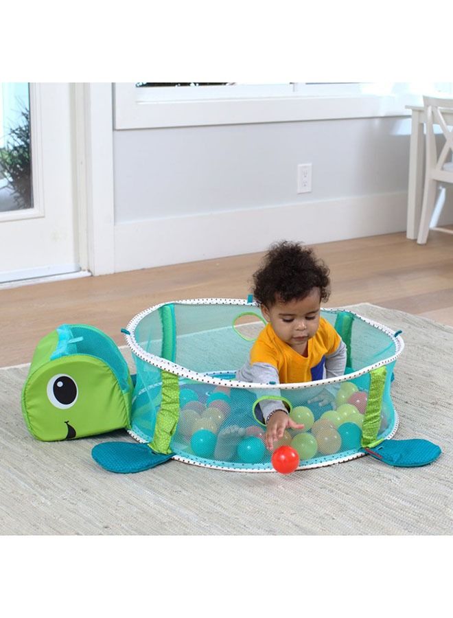 Grow-With-Me  Activity Gym/Playmat  & Ball Pit For Baby Suitable From 0 Months - Multicolour