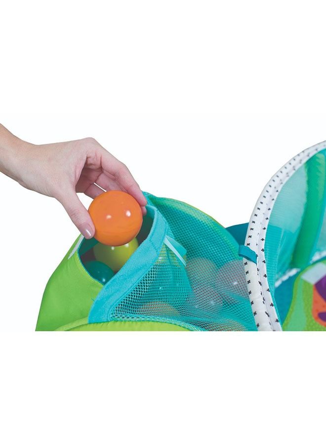 Grow-With-Me  Activity Gym/Playmat  & Ball Pit For Baby Suitable From 0 Months - Multicolour