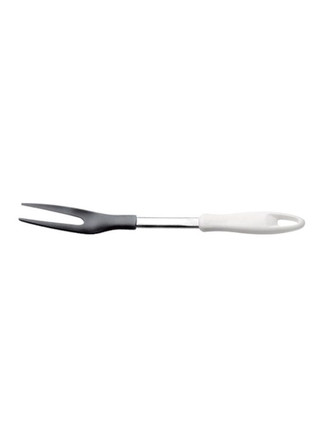 Rubber Fork White/Grey/Silver 34cm