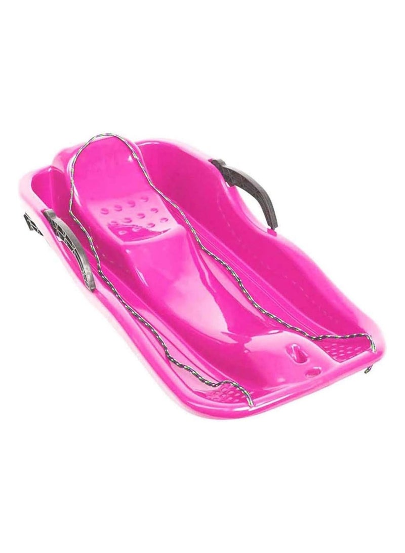 Portable Snow Sled Sand Grass Skiing with Pull Rope