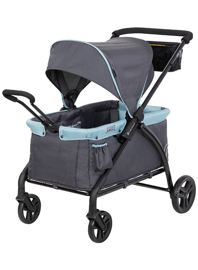 Baby Trend Tour Lte 2-In-1 Stroller Wagon- Desert Blue
