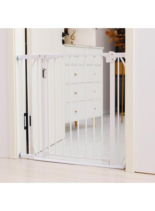 Metal Safety LED Gate 45 CM Extension - White