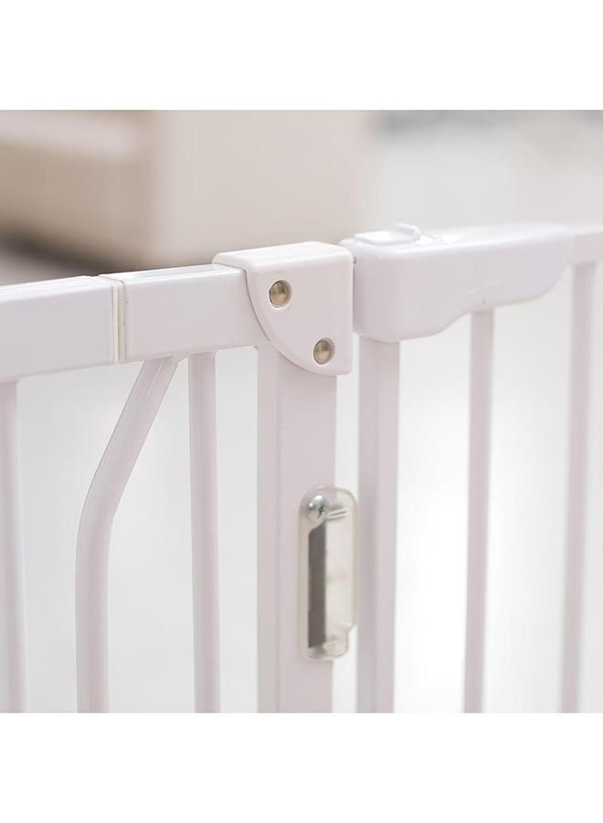 Metal Safety LED Gate 45 CM Extension - White