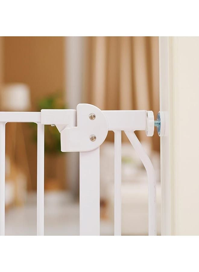 Metal Safety LED Gate 45 CM Extension - White
