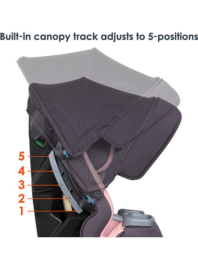 Cover Me 4-In-1 Convertible Car Seat-Quartz Pink