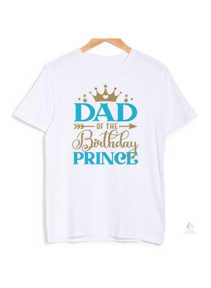 Birthday Prince Matching Theme Family T-Shirts