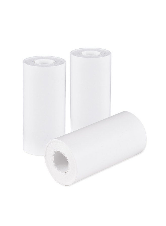 Thermal Paper Roll 57*30mm Printing Paper for Label Printer Kids Instant Camera Refill Print Paper, Pack of 3 Rolls