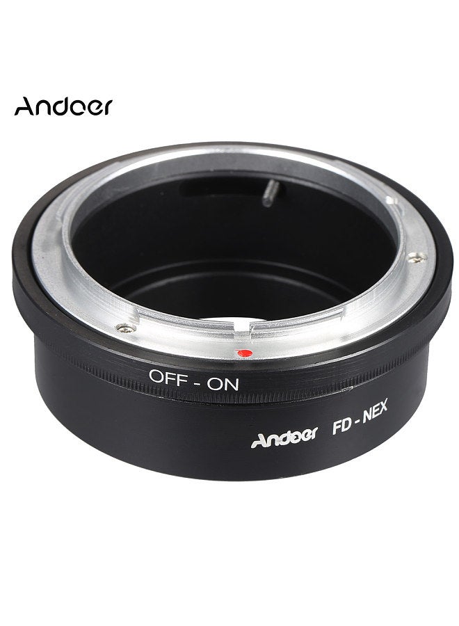 Andoer FD-NEX Adapter Ring Lens Mount for Canon FD Lens to Fit for Sony NEX E Mount Digital Camera Body