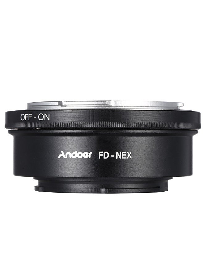 Andoer FD-NEX Adapter Ring Lens Mount for Canon FD Lens to Fit for Sony NEX E Mount Digital Camera Body