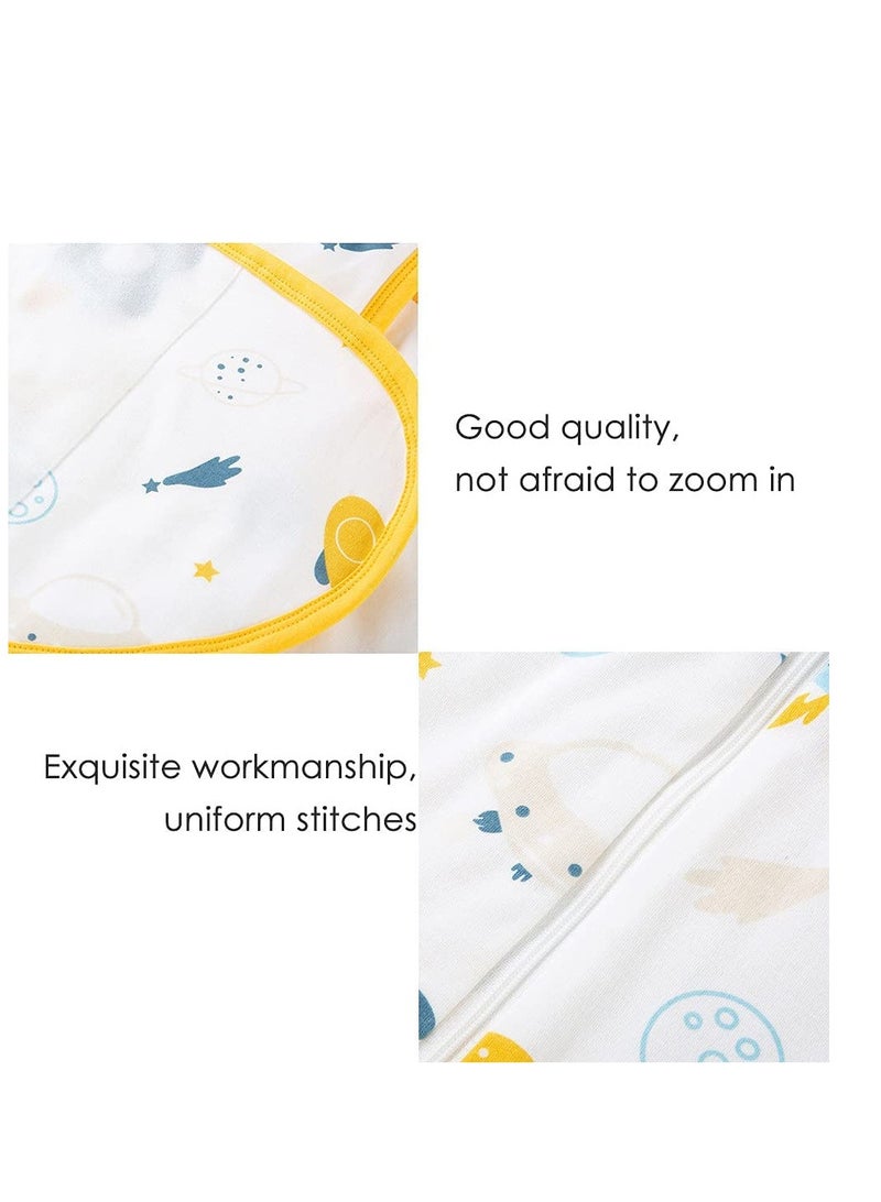 SYOSI Baby Swaddle Wearable Blanket 3-Way Adjustable Transtion Sleep Sack 100% Cotton Swaddle Wrap with Beanie Cap Infant Cotton Swaddle for Newborn Infant Boy Girl 0-6 Months