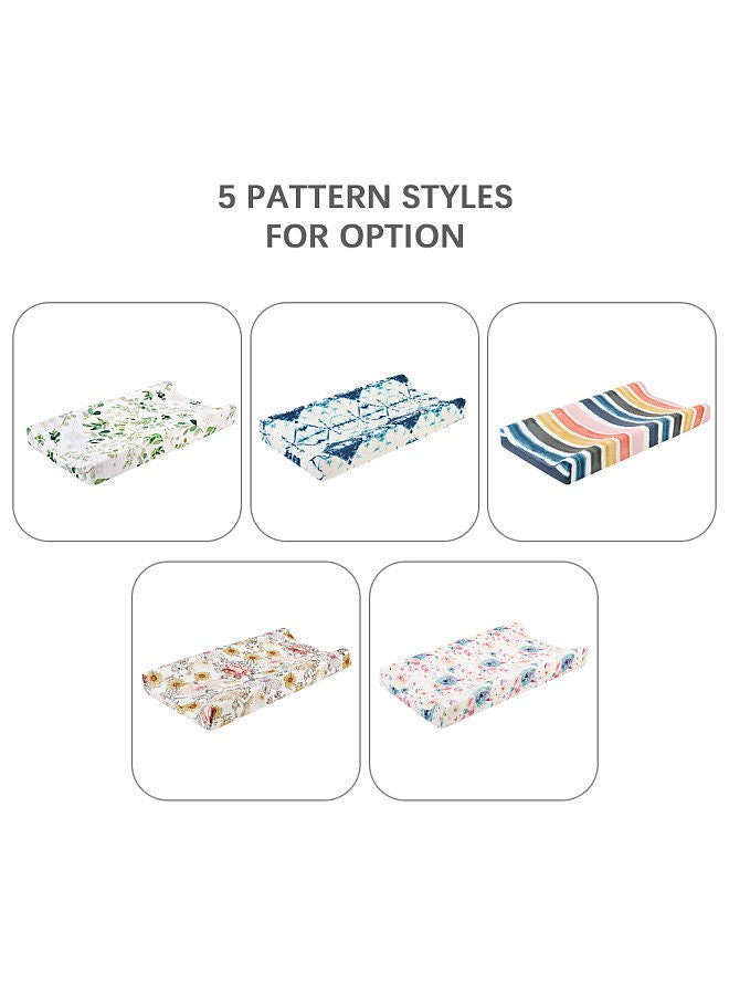 32 * 16inch Baby Diaper Changing Pad Cover Changing Table Covers Detachable Washable Changing Table Sheets for Baby Boys Girls
