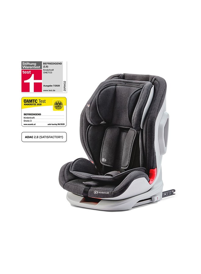 Oneto3 Car Seat With Isofix System - Black