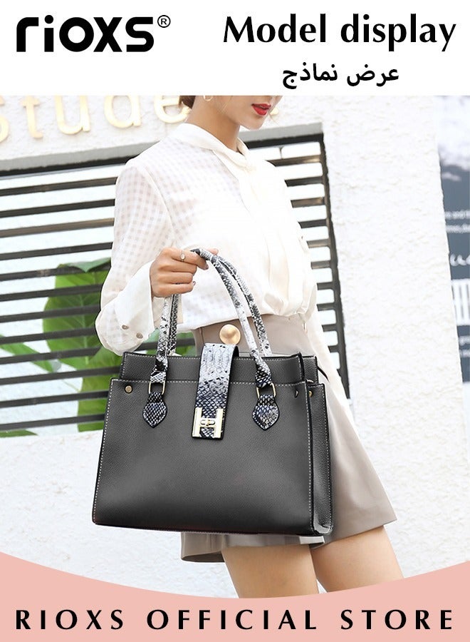 4 Pcs Shoulder Backpack Sets Of Mother And Son Bag Shoulder Bag Women's Tote Bags Simple Handbags Large Capacity Satchel Purses