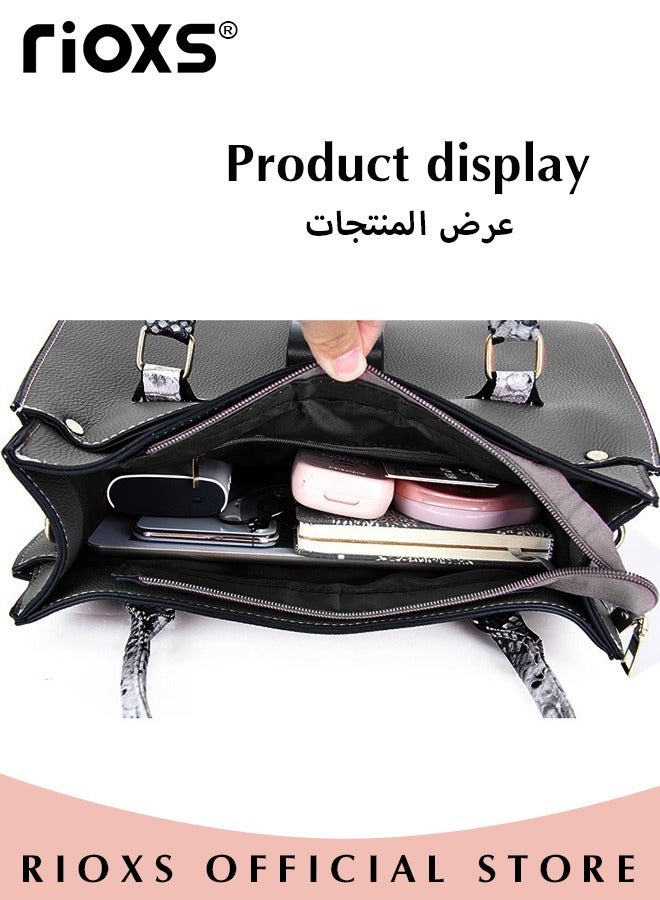 4 Pcs Shoulder Backpack Sets Of Mother And Son Bag Shoulder Bag Women's Tote Bags Simple Handbags Large Capacity Satchel Purses