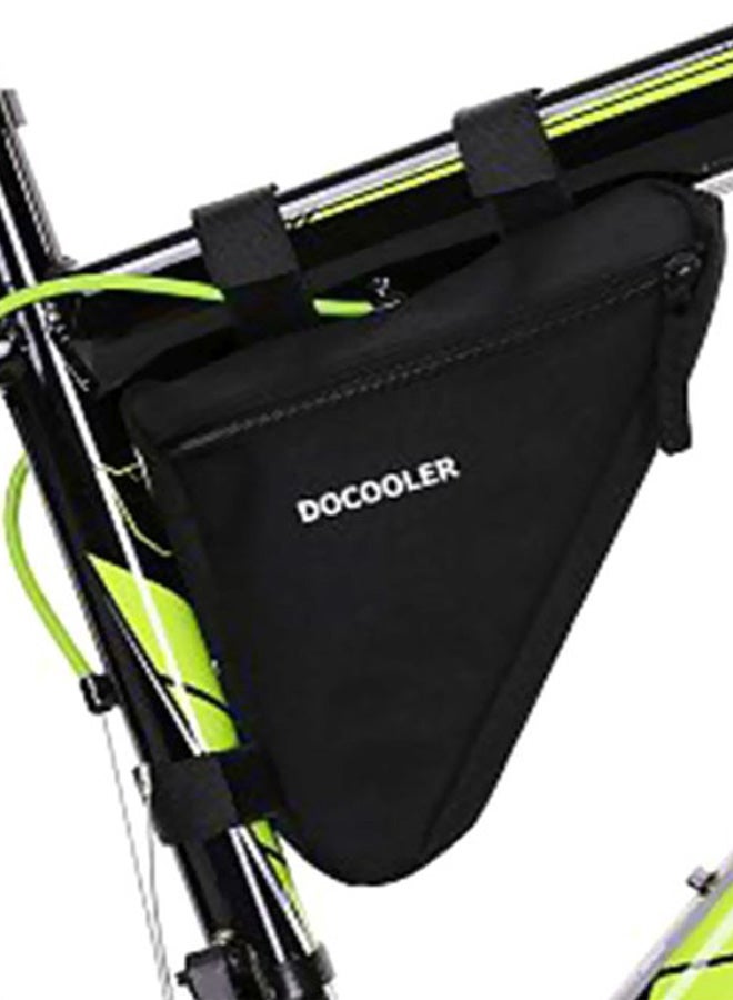 Triangle Cycling Front Saddle Tube Frame Pouch Bag Holder 18x18x4cm