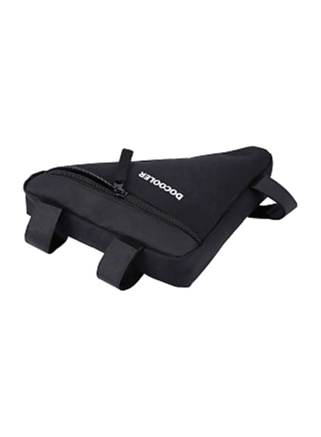 Triangle Cycling Front Saddle Tube Frame Pouch Bag Holder 18x18x4cm