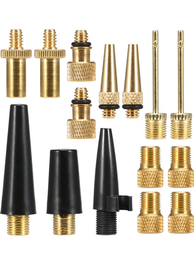 15-Piece Bicycle Tire Pump Set