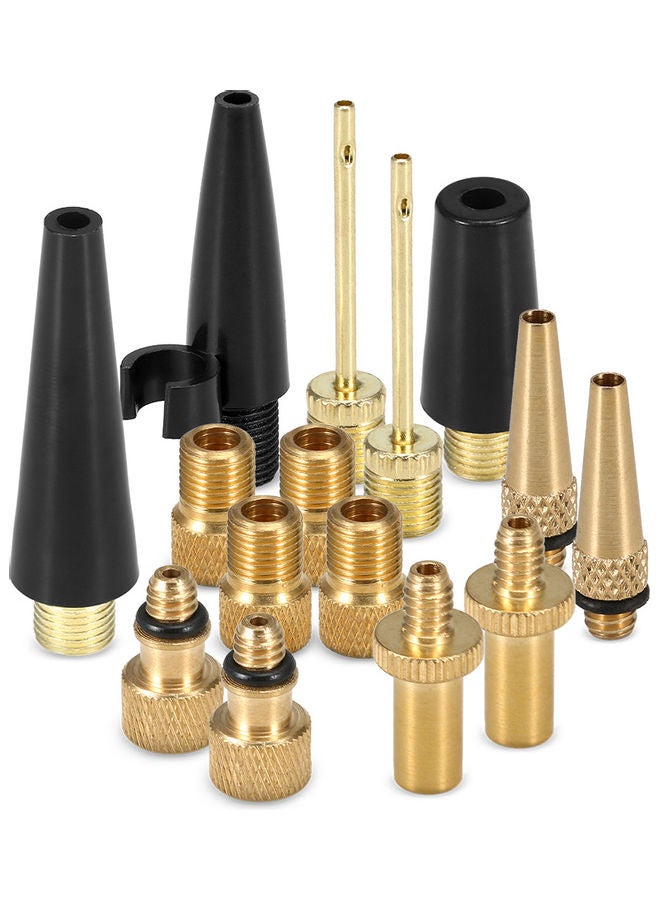 15-Piece Bicycle Tire Pump Set
