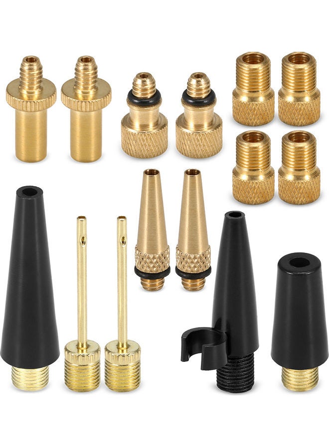 15-Piece Bicycle Tire Pump Set