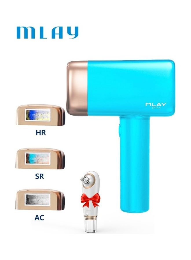 T14 New Arrival Ice-Sensing IPL Laser Hair Remove Machine Replaceable Lamp HR/AC/SR Sky Blue