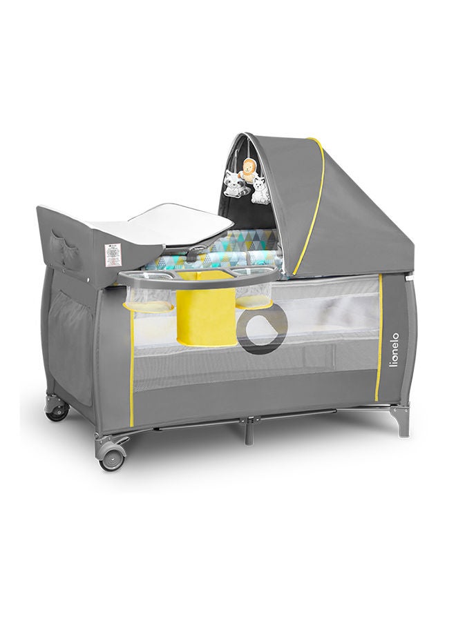 Sven Plus 2 In 1 Travel Bed Baby Playpen, Yellow