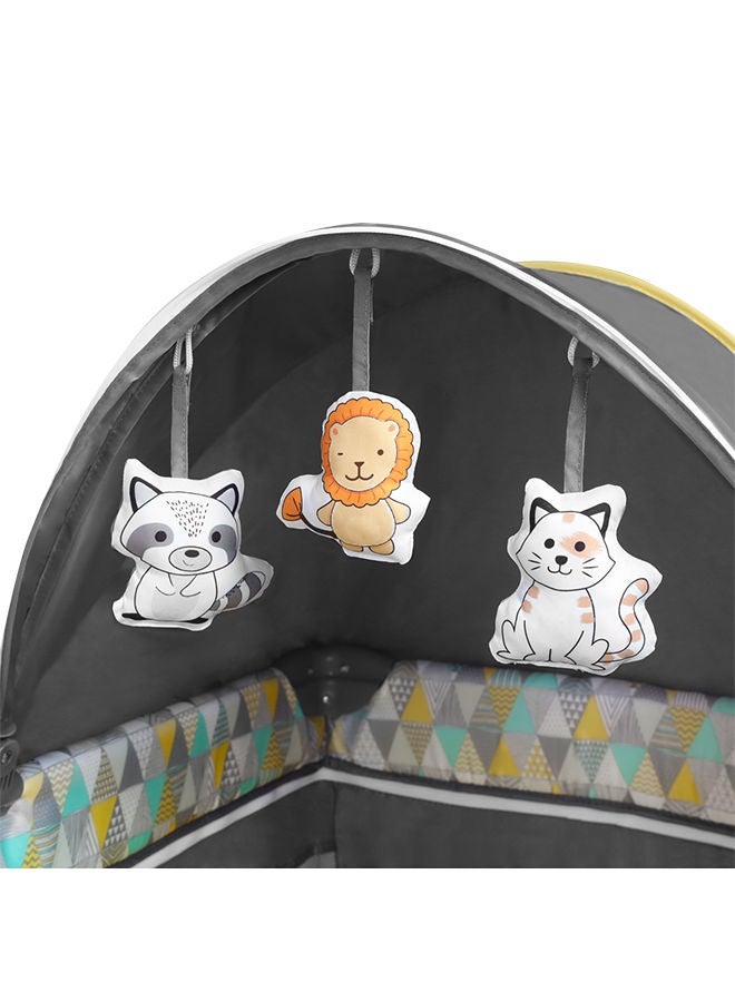 Sven Plus 2 In 1 Travel Bed Baby Playpen, Yellow